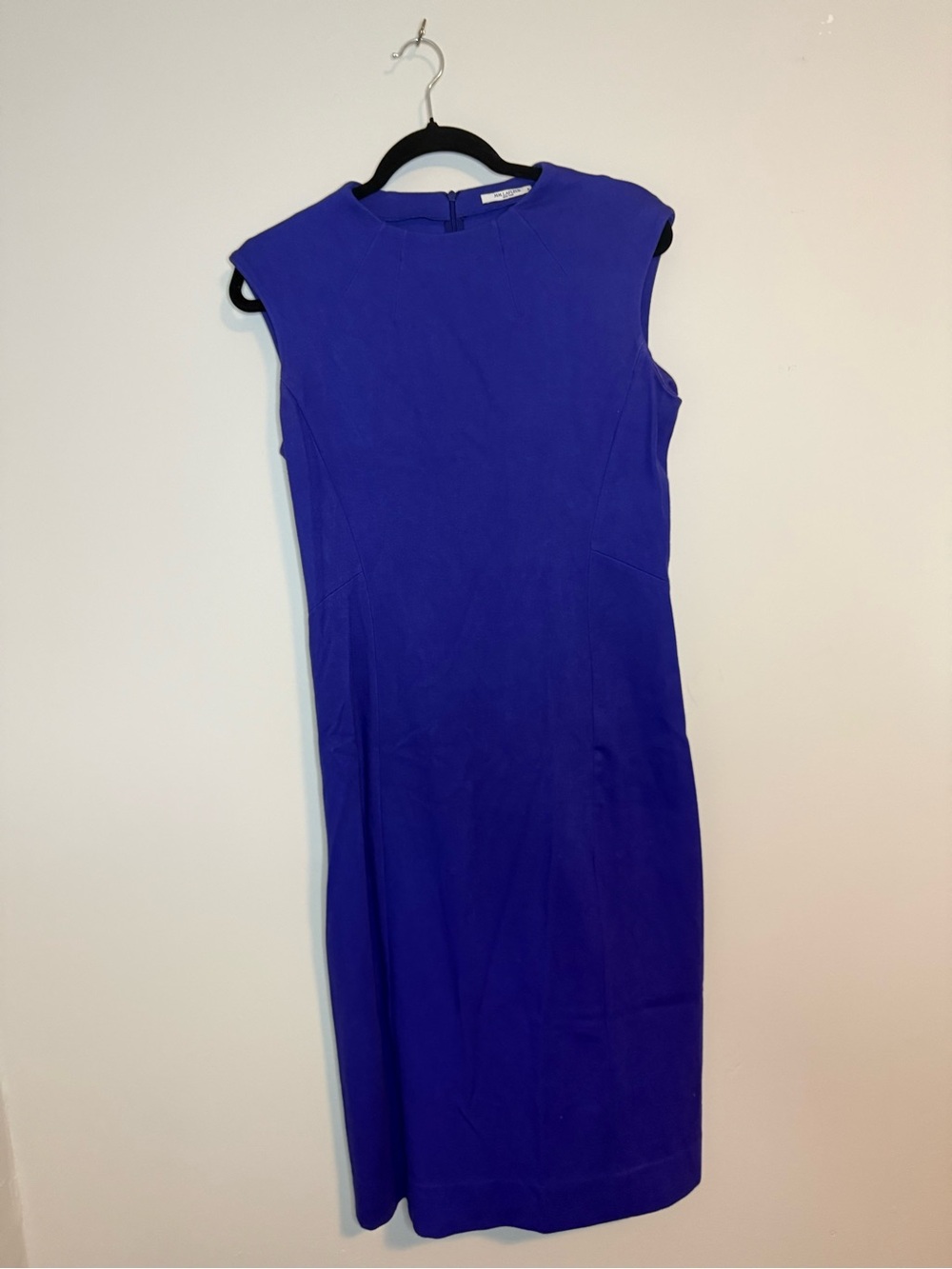 MM. LaFleur Cobalt Sleeveless Midi Sheath Dress